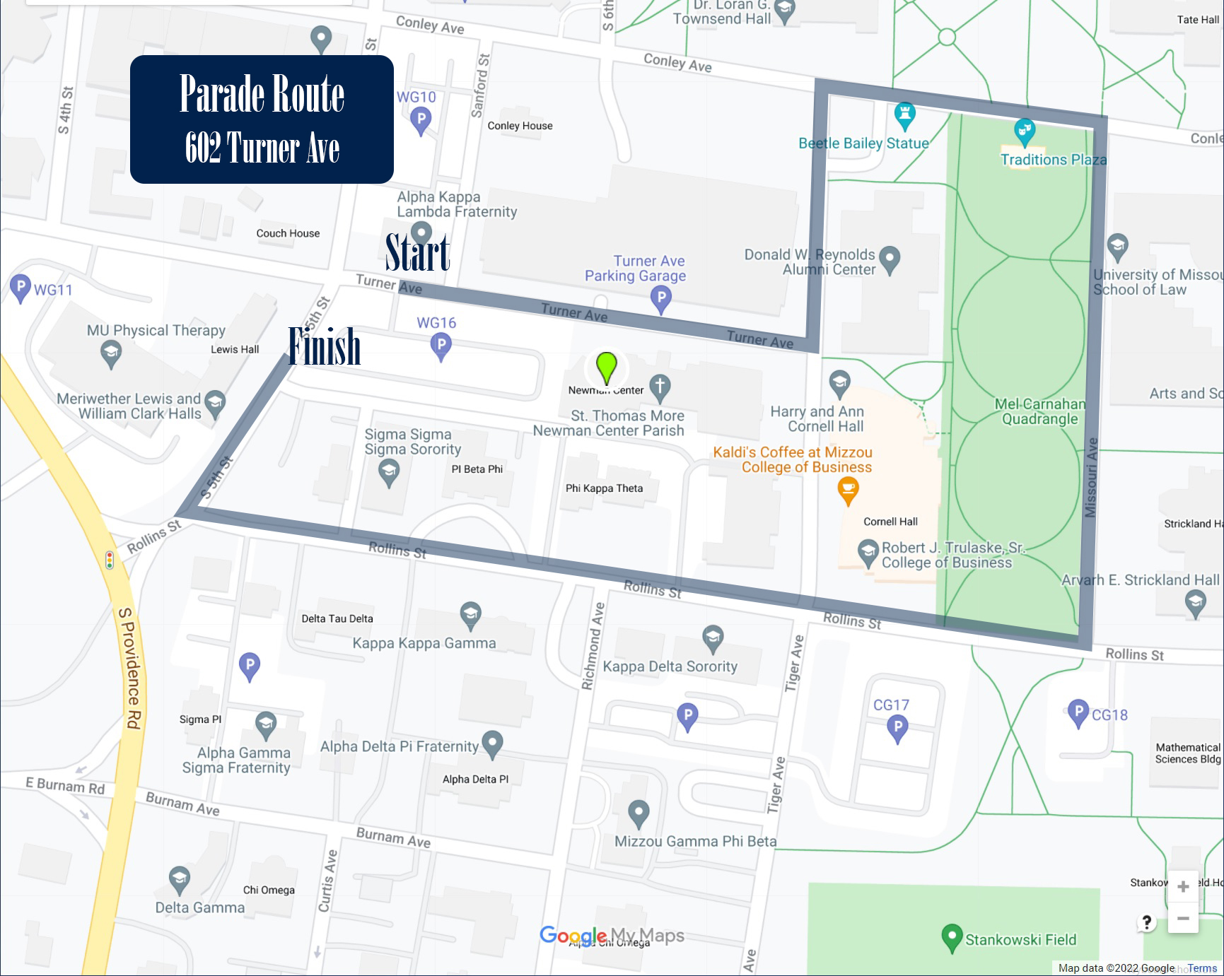 Parade Route for Website