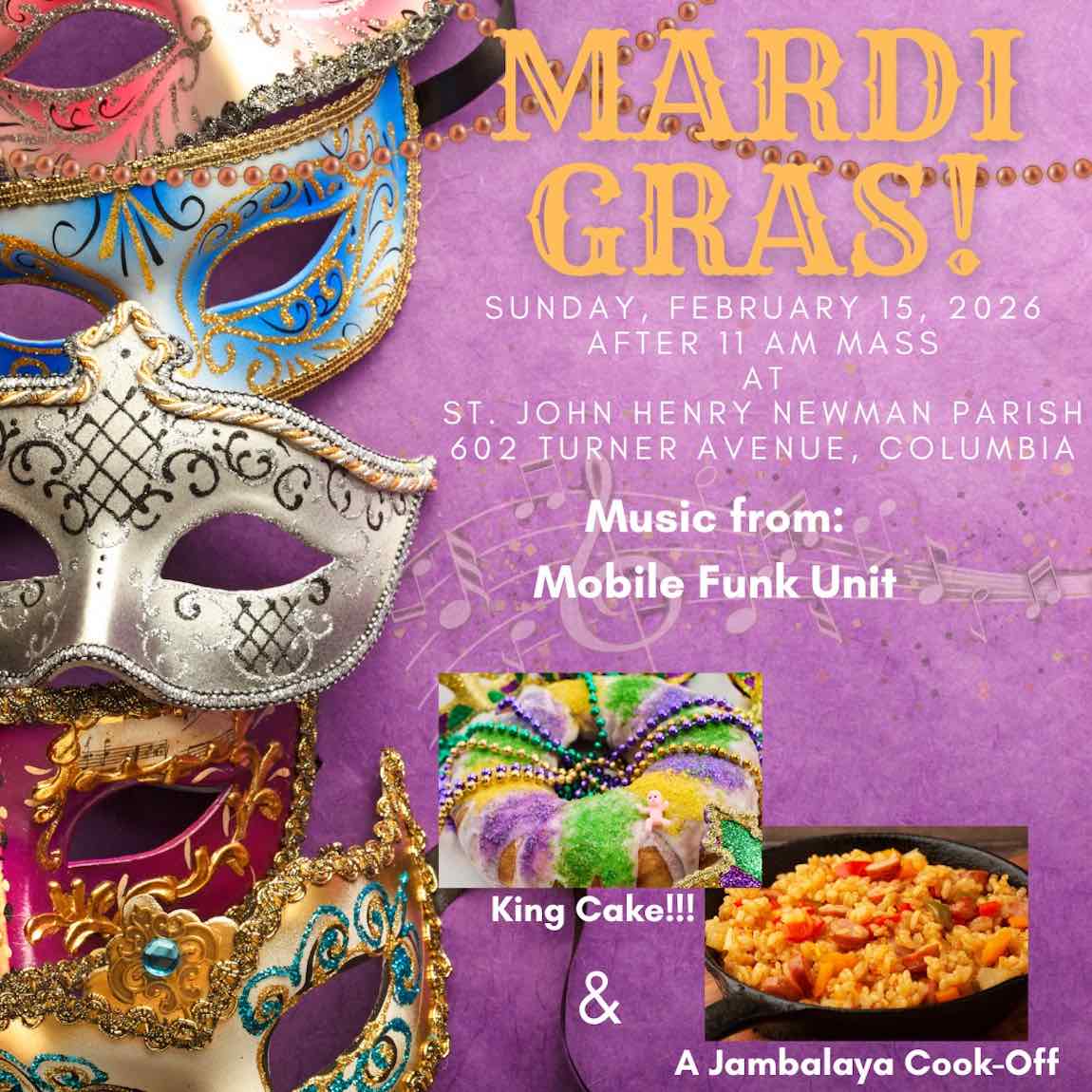 Mardi Gras Carnival Instagram Post - 1